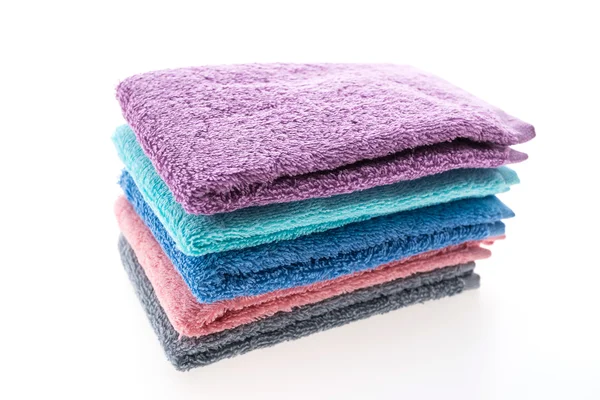 Pile de coloré de serviettes de bain — Photo