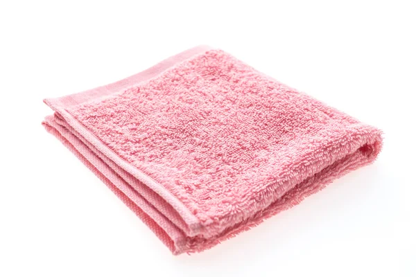 Pink bath towel — Stock Photo, Image