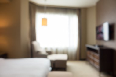 otel yatak odası iç bulanıklık