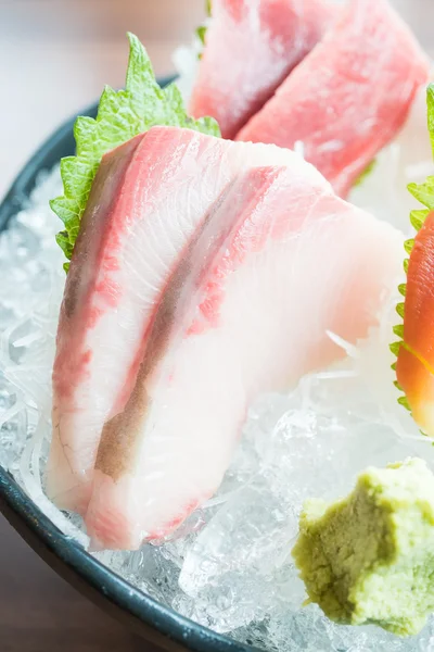 Rauwe verse sashimi met zalm — Stockfoto