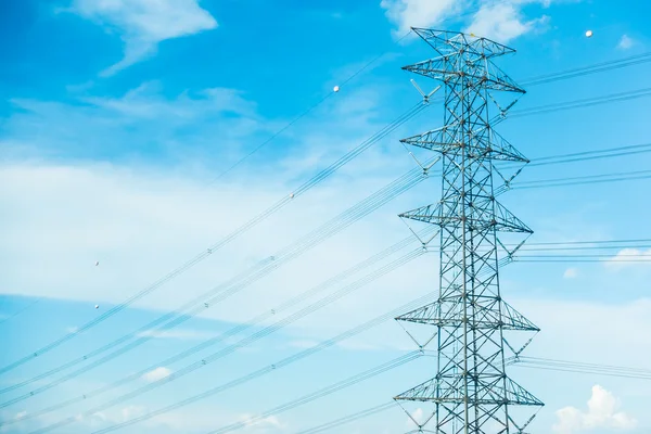 High electricity pole — Stock Photo, Image