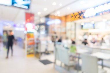 Soyut bulanık alışveriş merkezi