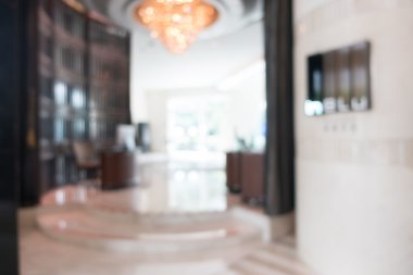 Otel lobi salonu bulanıklık
