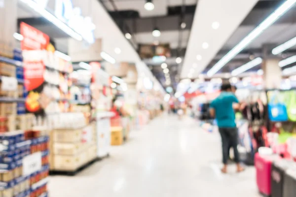 Abstraktní rozostření supermarketu — Stock fotografie