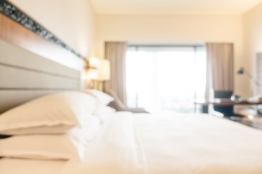 Soyut bulanıklık yatak odası