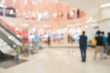 Soyut bulanık alışveriş merkezi