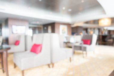 Otel lobi salonu bulanıklık