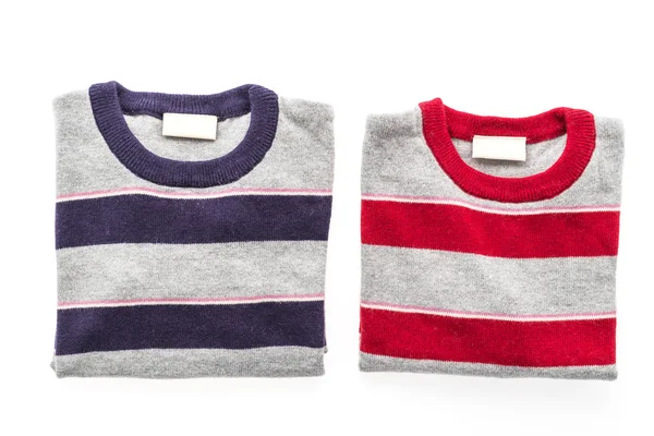 Duas camisolas de lã e roupas — Fotografia de Stock