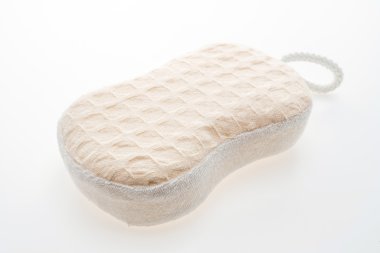 Beyaz banyo süngeri