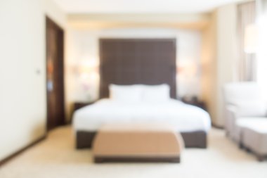 Soyut bulanıklık yatak odası