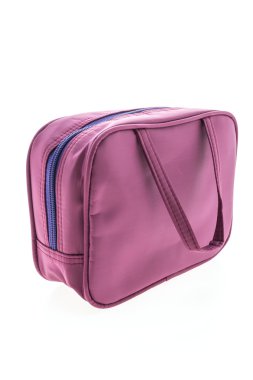 Mor kozmetik çalışması ve çanta