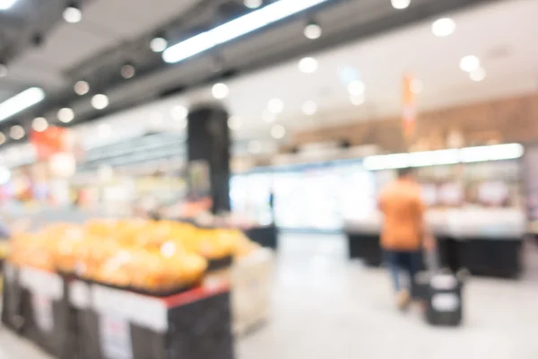 Supermercado de borrão abstrato — Fotografia de Stock