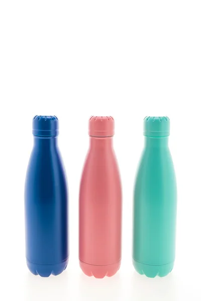 Stainless vacuum bottles — Stock Photo, Image