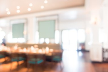 Restoran ve kafe bulanıklık iç