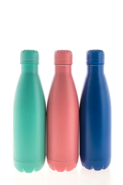 Edelstahl-Vakuumflaschen — Stockfoto