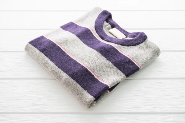 Camisola de lã e roupas — Fotografia de Stock