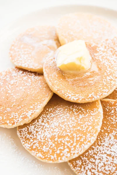 Panqueque con mantequilla encima — Foto de Stock