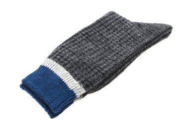 çorap üzerine beyaz izole