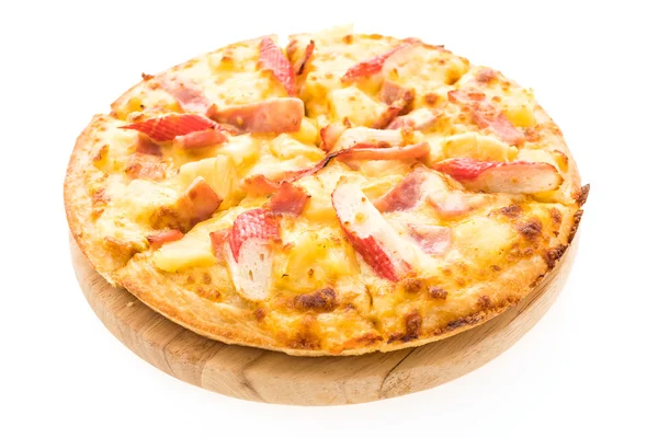 Pizza hawaiian seafood — Stock Photo, Image