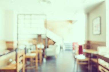 Soyut bulanıklık kahve dükkanı