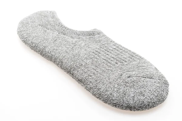 Gray cotton sock — Stock Photo, Image
