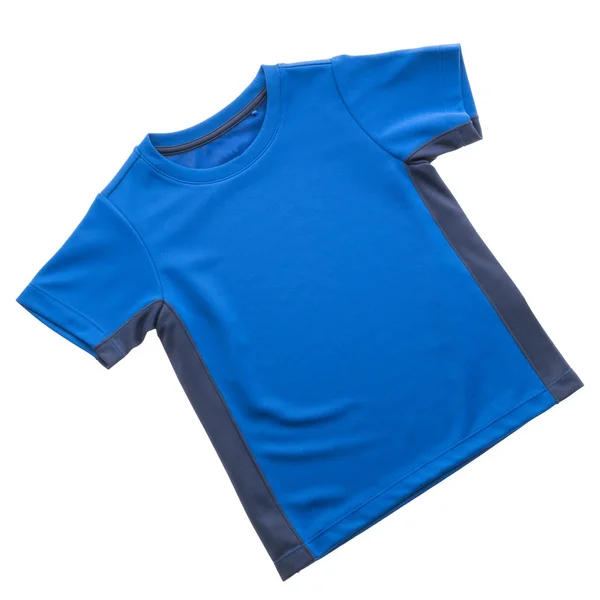 T-shirt azul para roupas — Fotografia de Stock