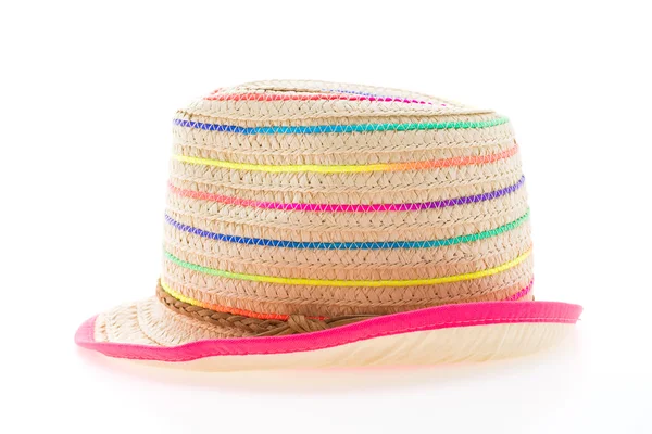 稻草海滩帽 — 图库照片