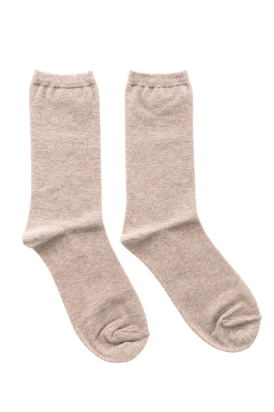 Κάλτσες απομονωμένες σε λευκό — Φωτογραφία Αρχείου