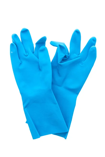 Rubber glove isolated on white — Stock Photo, Image