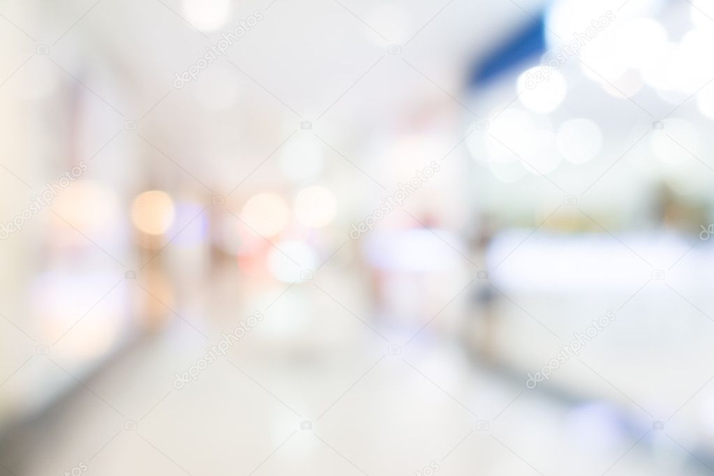 blur shopping mall interior 