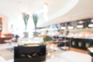 Restoran ve kafe bulanıklık iç