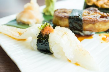 suşi üzerinde odak noktası