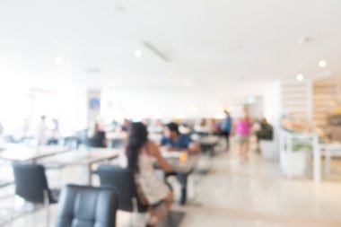 Restoran ve kafe bulanıklık iç