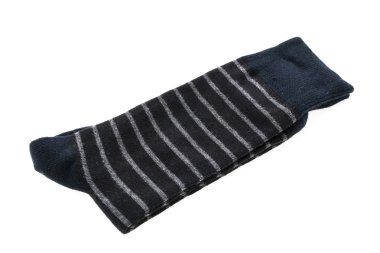 çorap üzerine beyaz izole