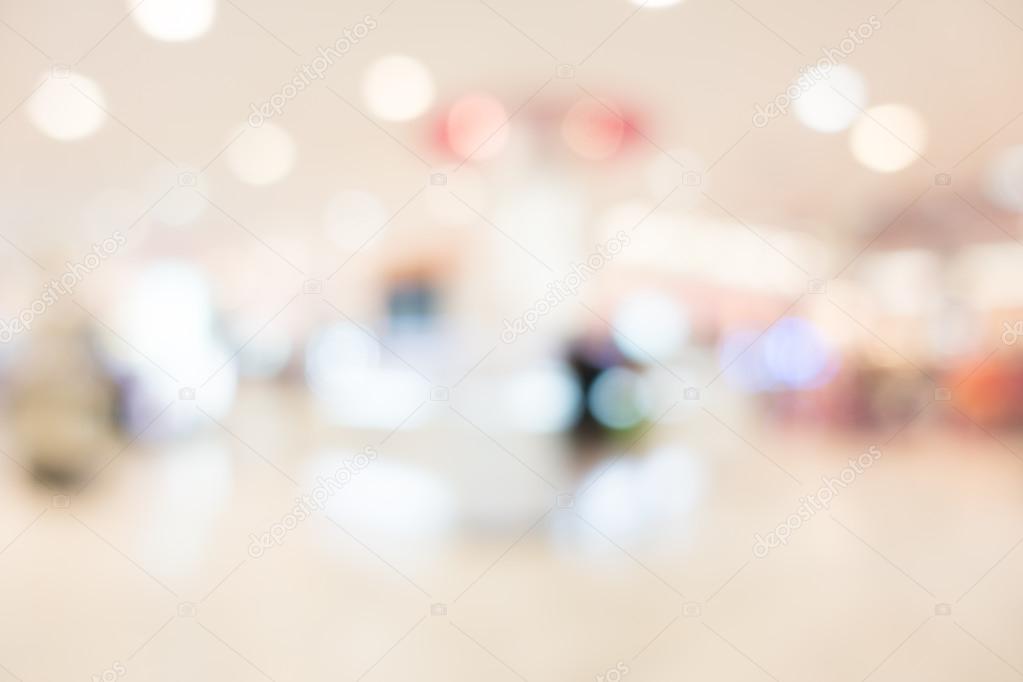 blur shopping mall interior 