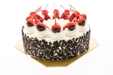 tatlı pasta tatlı kiraz ile