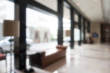 Otel lobi salonu bulanıklık