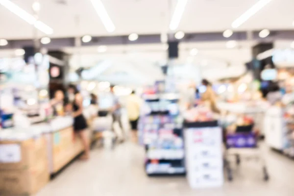 Supermercado de borrão abstrato — Fotografia de Stock