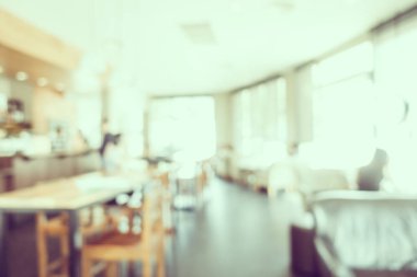 Soyut bulanıklık kahve dükkanı