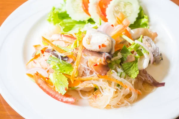 Тайська гострий салат — стокове фото
