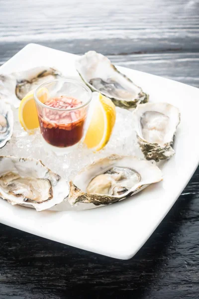 Resh oyster ракоподібні — стокове фото