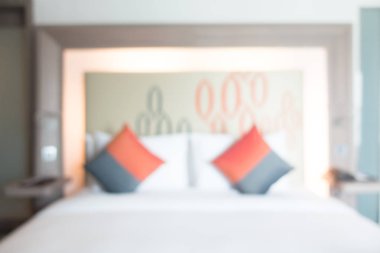 Soyut bulanıklık yatak odası