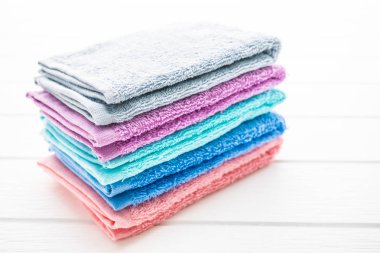 Banyo havlusu yığını