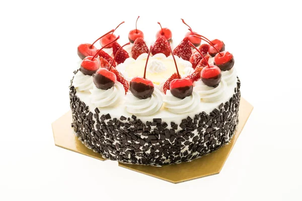 tatlı pasta tatlı üstüne kiraz ile