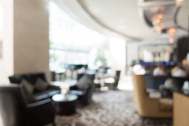 Otel lobi salonu bulanıklık