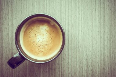 siyah kahve fincanı