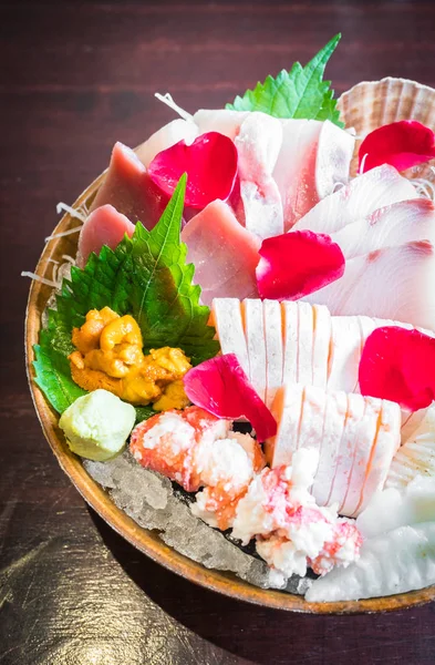 Ensemble de fruits de mer sashimi — Photo