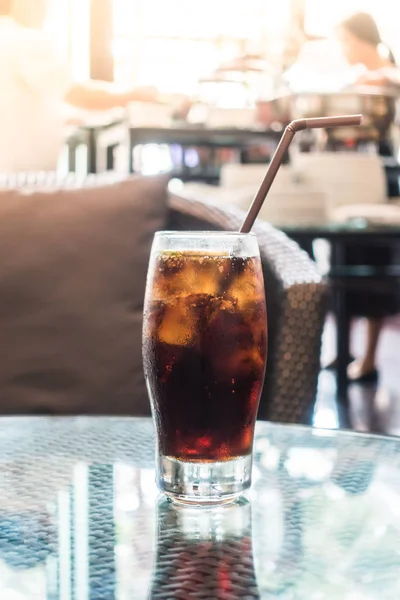 Mrożona cola szkła — Zdjęcie stockowe