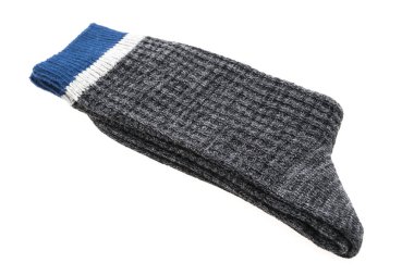 çorap üzerine beyaz izole