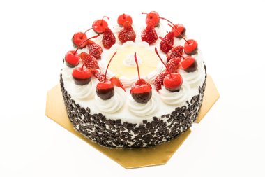 tatlı pasta tatlı üstüne kiraz ile